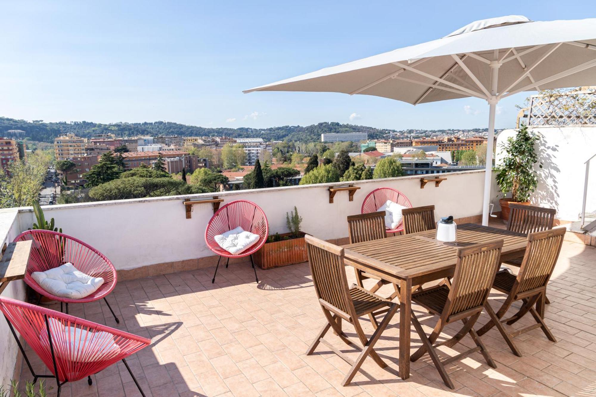 Terrazza Donatello - Rome's Skyview Loft Apartamento
